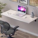 Ver imagem 1 de Mesa de Parede Dobravel Supensa com Suporte 90x45 Branco