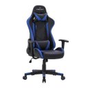 Ver imagem 1 de Cadeira Gamer Azul e Preto Healer Strike Reclinável Giratória