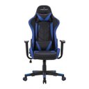 Ver imagem 2 de Cadeira Gamer Azul e Preto Healer Strike Reclinável Giratória