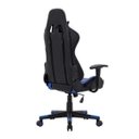 Ver imagem 6 de Cadeira Gamer Azul e Preto Healer Strike Reclinável Giratória