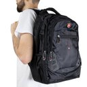 Ver imagem 7 de Kit 10 Mochilas Executiva para Notebook Interlagos Swiss Move Preto