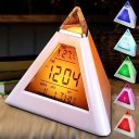 Ver imagem 2 de Relógio Digital Pirâmide de Mesa Calendário