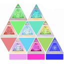 Ver imagem 6 de Relógio Digital Pirâmide de Mesa Calendário