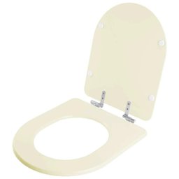 Tampa de Vaso Sanitário com Amortecedor Nuova Creme (Bege) para bacia Deca - 2