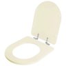Tampa de Vaso Sanitário com Amortecedor Nuova Creme (Bege) para bacia Deca - 2