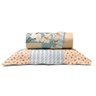 Cobre Leito Buettner Solteiro Microfibra Renove Estampado Joana 2 Peças Bege - 1