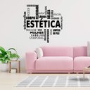 Ver imagem 3 de Adesivo de Parede Estética Palavras Motivação Recepção Clínica Salão de Beleza Kanto Store Adesivo D