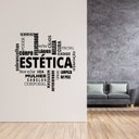 Ver imagem 1 de Adesivo de Parede Estética Palavras Motivação Recepção Clínica Salão de Beleza Kanto Store Adesivo D