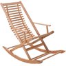 Cadeira de Balanço Espreguiçadeira em Madeira - 1