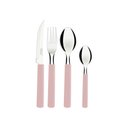 Ver imagem 4 de Faqueiro Tramontina Gamboa Lâminas Aço Inox Rosa 16 Peças Tramontina