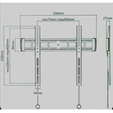 Ver imagem 2 de Suporte Fixo para TV até 70'' - FT-44US FIXATEK O&M