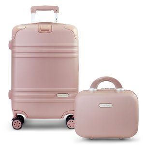Mala de Viagem + Frasqueira Mala D Mão Feminina Jacki Design