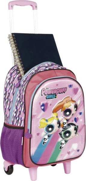 Mochila Meninas Super Poderosas Troller Powerpuff Girls com Rodinha ...