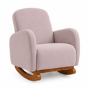 Ver imagem 6 de Poltrona Amamentação Soft Suede Base Balanço com Puff:Rose