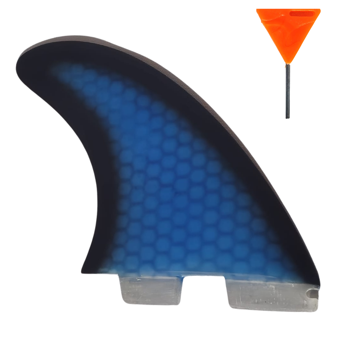 Quilha para Prancha de Surfe Prolite Fiberglass Honeycomb Padrão Fcs Ii:g/azul - 3