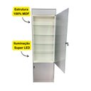 Ver imagem 4 de Vitrine Armário Fita LED Porta Vidro Bivolt Colecionador Lojas