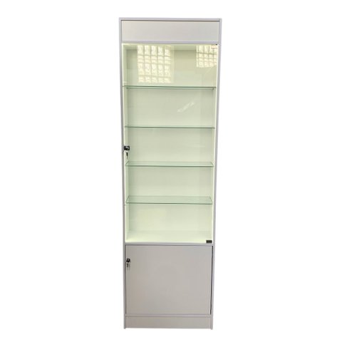 Vitrine Armário Fita LED Porta Vidro Bivolt Colecionador Lojas