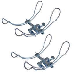 Suporte De 02 Varas Borda De Barco Tipo Morsinha - 2 Peças - 1