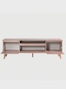 Ver imagem 7 de Rack para TV com Painel e Prateleira 180cm Retro MDF Rosa Dallas - On Móveis