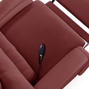 Ver mais imagens de Poltrona do Papai Sala de Cinema Reclinável Kylie Controle Power Elétrico USB PU Vermelho G23 Gran B