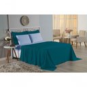 Ver imagem 4 de Jogo de Cama Casal Nobre 4 Peças Lençol com Elástico de 30cm de Altura Malha 100% Algodão - Petr