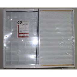 Veneziana 3 Folhas 1,00 X 1,00 Com Grade Alumínio Branco - 2