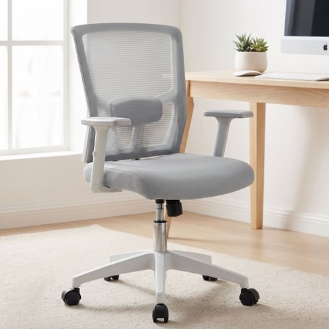 Cadeira Escritório Diretor Ergonômico NR17 Tela Mesh Tóquio 3329 Cinza