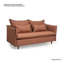 Ver imagem 4 de Capas Sofá Sôma 2 Lugares CabeCasa MadeiraOriginals Marrom/Mocha Mousse
