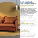 Ver imagem 5 de Capas Sofá Sôma 2 Lugares CabeCasa MadeiraOriginals Marrom/Mocha Mousse