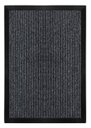 Ver imagem 1 de Tapete Duo 70 X 100 Preto Borda Flex Kapazi Duo Entrada