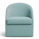 Ver imagem 3 de Kit 4 Poltronas Decorativas Malli Boucle - Pallazio Cor:Azul Turquesa