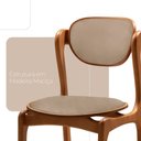 Ver imagem 4 de Conjunto com 2 Cadeiras de Jantar Solaris Soft Moderna Mobília