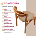 Ver imagem 5 de Conjunto com 2 Cadeiras de Jantar Solaris Soft Moderna Mobília