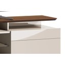 Ver imagem 4 de Rack Classic +2G 180cm Off White com Freijó - Imcal Móveis