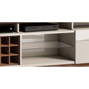 Ver imagem 3 de Rack Classic +Ad 180cm Off White com Freijó - Imcal Móveis