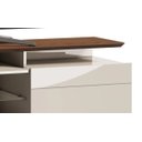 Ver imagem 4 de Rack Classic +Ad 180cm Off White com Freijó - Imcal Móveis