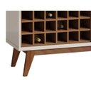 Ver imagem 2 de Rack Classic +Ad 180cm Off White com Freijó - Imcal Móveis