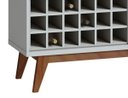 Ver imagem 2 de Rack Classic +Ad 180cm Branco Acetinado - Imcal Móveis