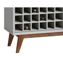 Ver imagem 2 de Rack Classic +Ad 180cm Branco Acetinado - Imcal Móveis