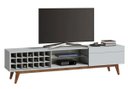 Ver imagem 1 de Rack Classic Ad 2.2 Branco Acetinado - Imcal Móveis