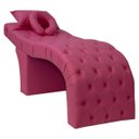 Ver imagem 3 de Maca Estética Charme para Cílios + Mocho + Escada + Capa Plástica Corino Pink