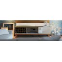 Ver imagem 2 de Rack Classic Ad 180cm Off White com Freijó - Imcal Móveis