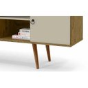 Ver imagem 4 de Rack Estrela Nature com Off White - Patrimar Móveis