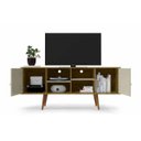 Ver imagem 5 de Rack Estrela Nature com Off White - Patrimar Móveis