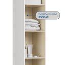 Ver imagem 5 de Guarda-Roupa Modulado 1 Porta Infinity Branco/Duna