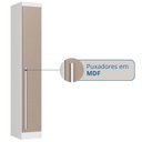 Ver imagem 6 de Guarda-Roupa Modulado 1 Porta Infinity Branco/Duna