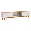 Ver imagem 4 de Rack com Painel Classic 2g Nature com Off White - Imcal Móveis