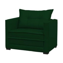 Poltrona Cama Londres Suede Verde D'monegatto - 1