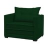 Poltrona Cama Londres Suede Verde D'monegatto - 1