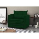 Ver imagem 2 de Poltrona Cama Londres Suede Verde D'monegatto